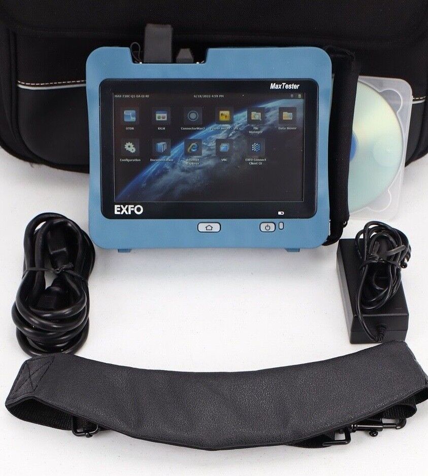 EXFO MAX-720 MaxTester SM MM OTDR MAX-720C-Q1-EA-EI 850/1300 1310/1550 OTDR iOLM