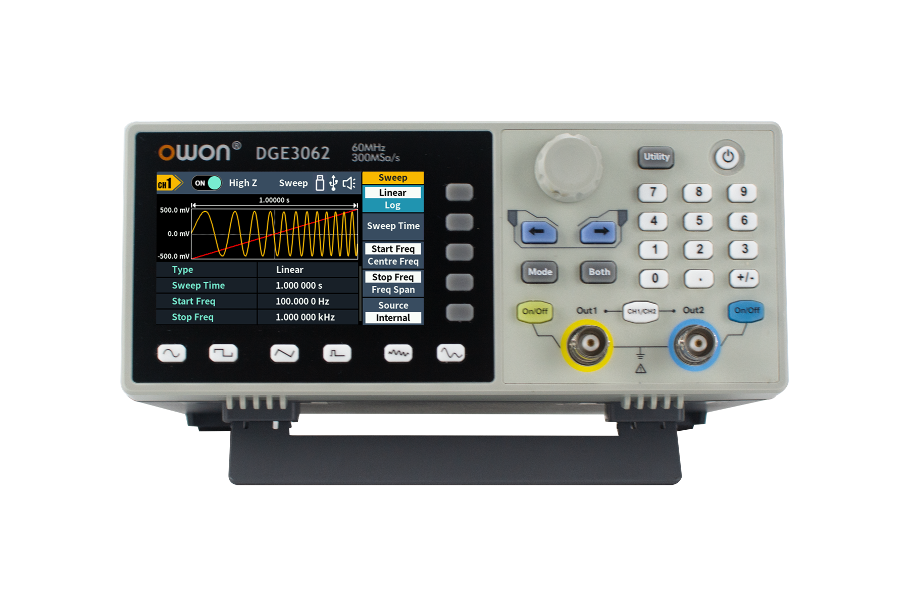 OWON DGE3032 Max 30MHz, 125MSa/s 100k Arbitrary Waveform Generator
