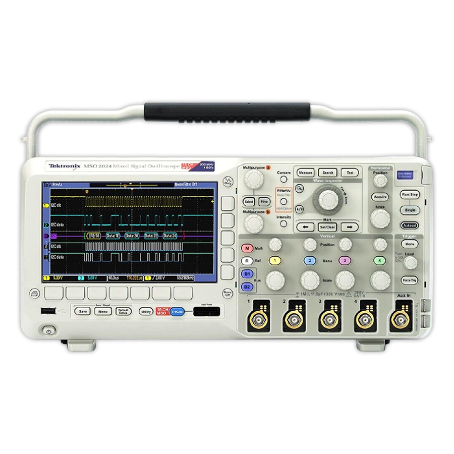 Tektronix DPO2014B 100 MHz, 4-Channel, 1GS/s Digital Oscilloscope Opts: A3