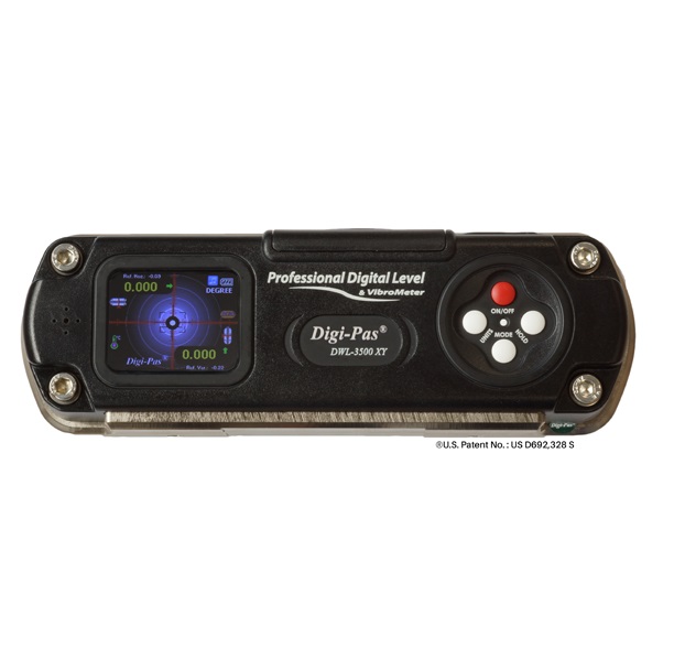 Digi-Pas DWL3000XY-Bluetooth + PC Sync PRO Software 2-Axis Digital Machinist Level & Inclinometer with BLUETOOTH 0.002”/ft (0.2mm/M) 6 Inch and Pro Software