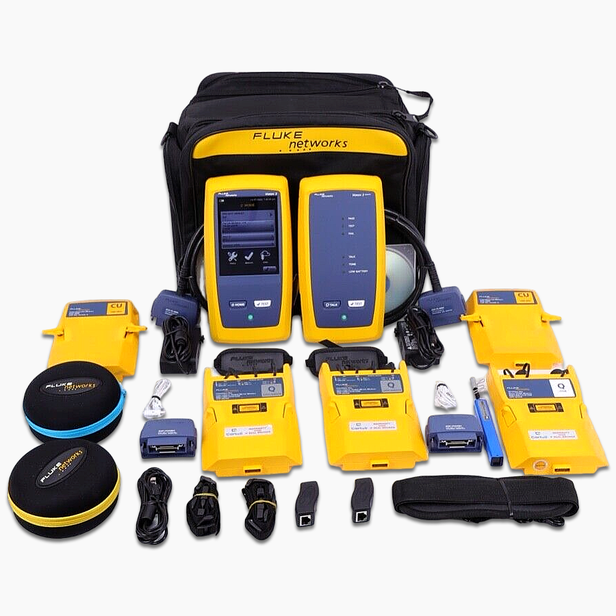 Fluke Networks DSX-5000 Cable Analyzer w/Quad OLTS, OTDR DSX DSX 5000