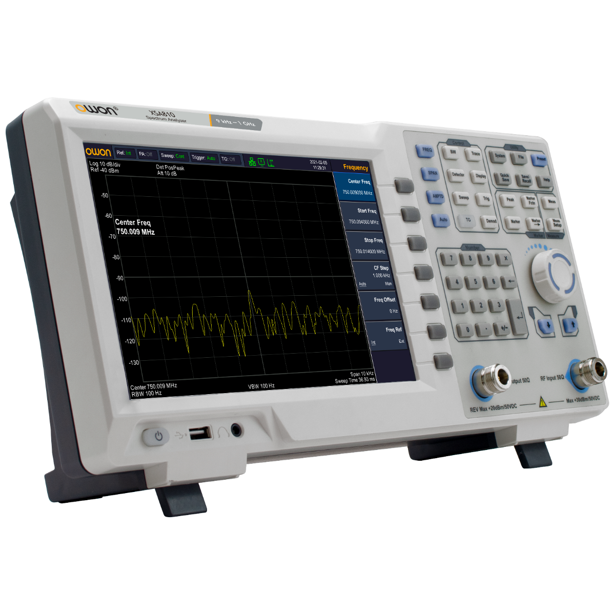 OWON XSA810 9kHz to 1GHz Spectrum Analyzer