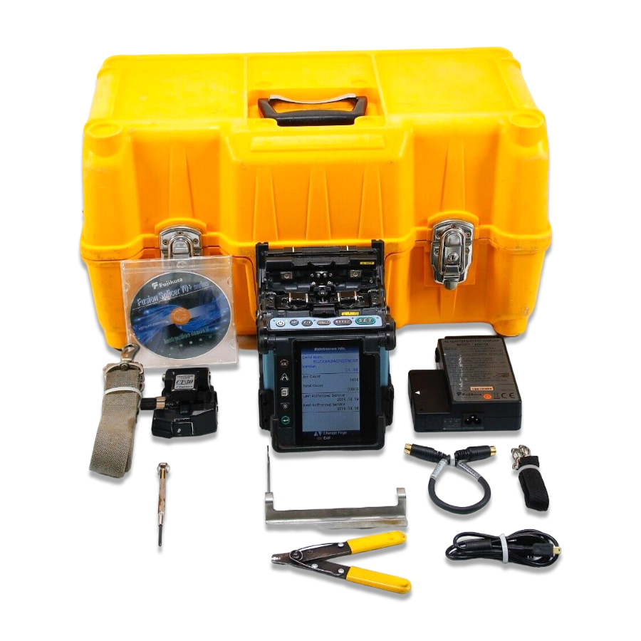 Fujikura 70S SM MM Core Alignment Fiber Fusion Splicer w/ CT-30 Cleaver FSM-70S