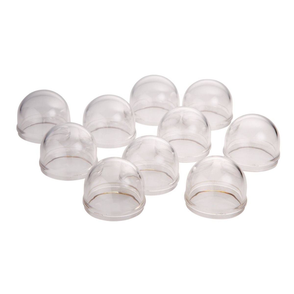 WOHLER Replacement Polycarbonate Domes for Pan and Tiltable Camera Head 40mm 10 Pack