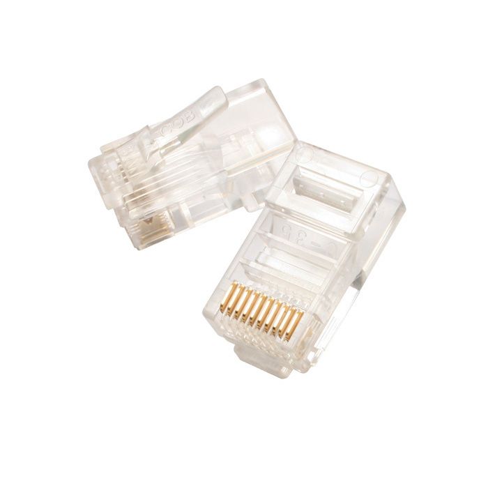 Eclipse Tools Pro'sKit Premium Modular Plugs - 10P10C Round Stranded Cable (1000 Pcs)