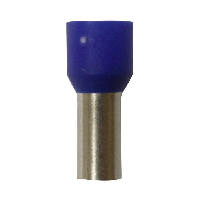 Eclipse Tools Pro'sKit Insulated Blue Wire Ferrules, 6 AWG x 22mm, 100 pcs