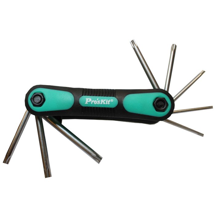 Eclipse Tools Pro'sKit 8 PC folding security star tip SET T9H - T40H