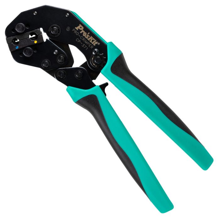 Eclipse Tools Pro'sKit Crimpro Cimper for Yellow and Blue Insulated Flag Terminals AWG 16-10