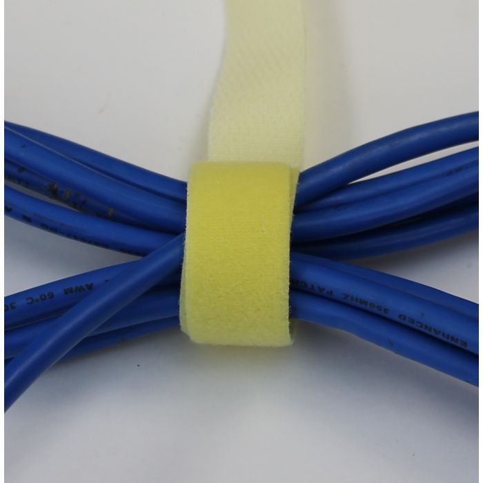 Eclipse Tools Pro'sKit Hook & Loop Tape, 3/4 " Wide, Yellow, 50FT Roll