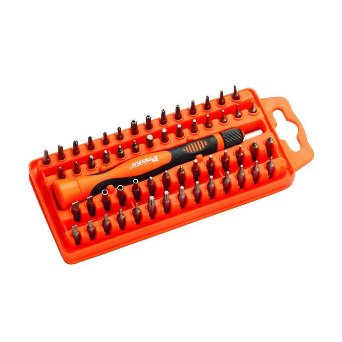 Eclipse Tools Pro'sKit 58 Piece Precision Electronic Screwdriver Bit Set