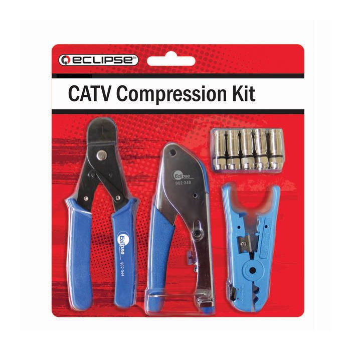 Eclipse Tools Pro'sKit CATV Compression Tool Bundle
