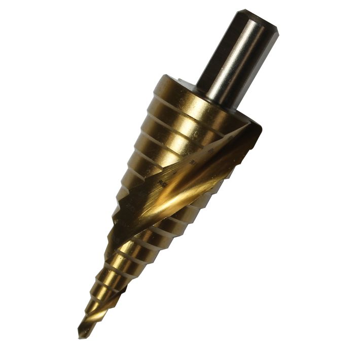 Eclipse Tools Pro'sKit Step Drill, 5/32" ~ 1-3/16" 14 Step Self-Starting, Titanium Coated M2 High Speed Steel