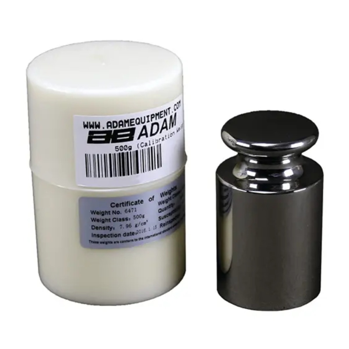 Adam Equipment F1 500g Stainless Steel Calibration OIML Weight