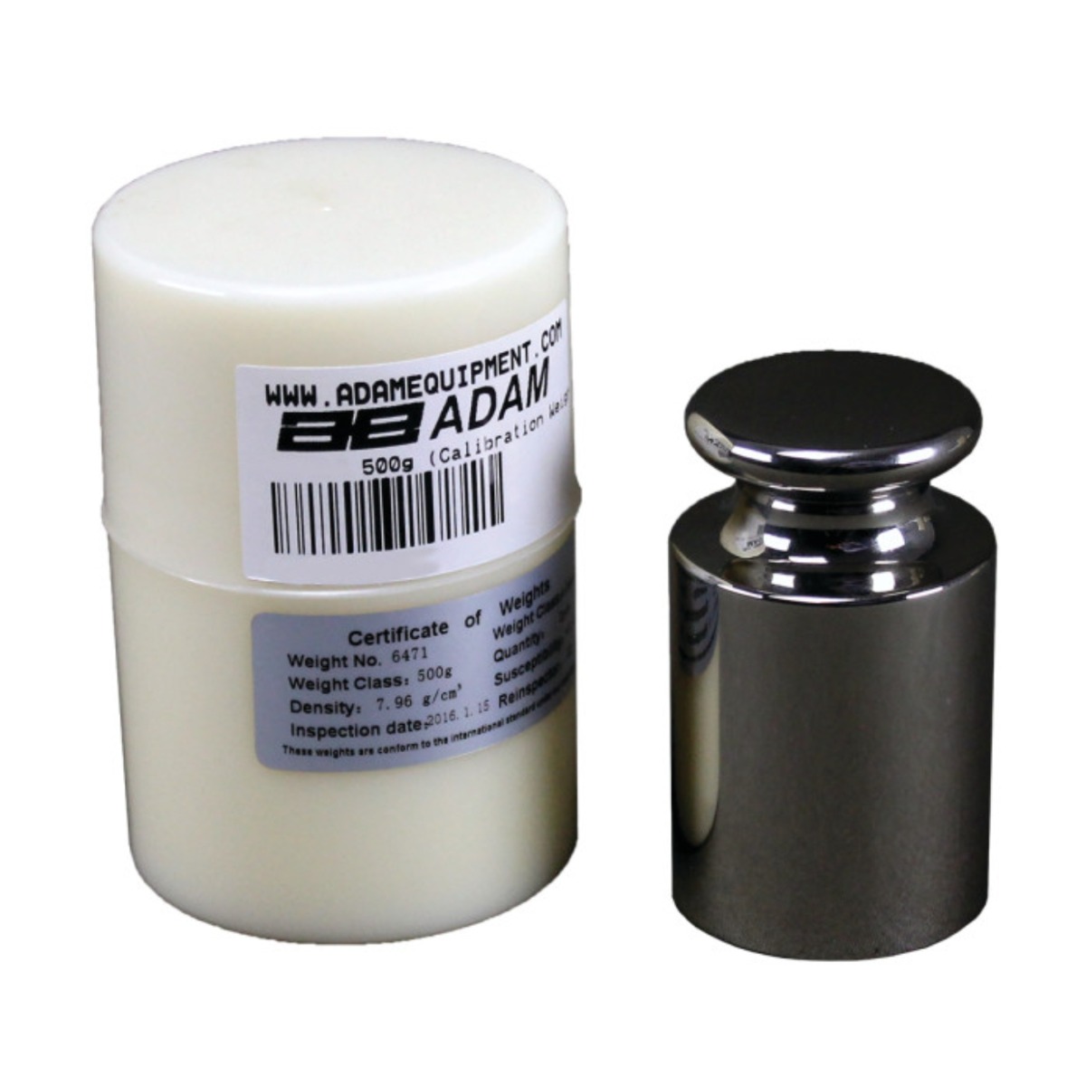 Adam Equipment ASTM 1 - 500g Stainless Steel Calibration Weight