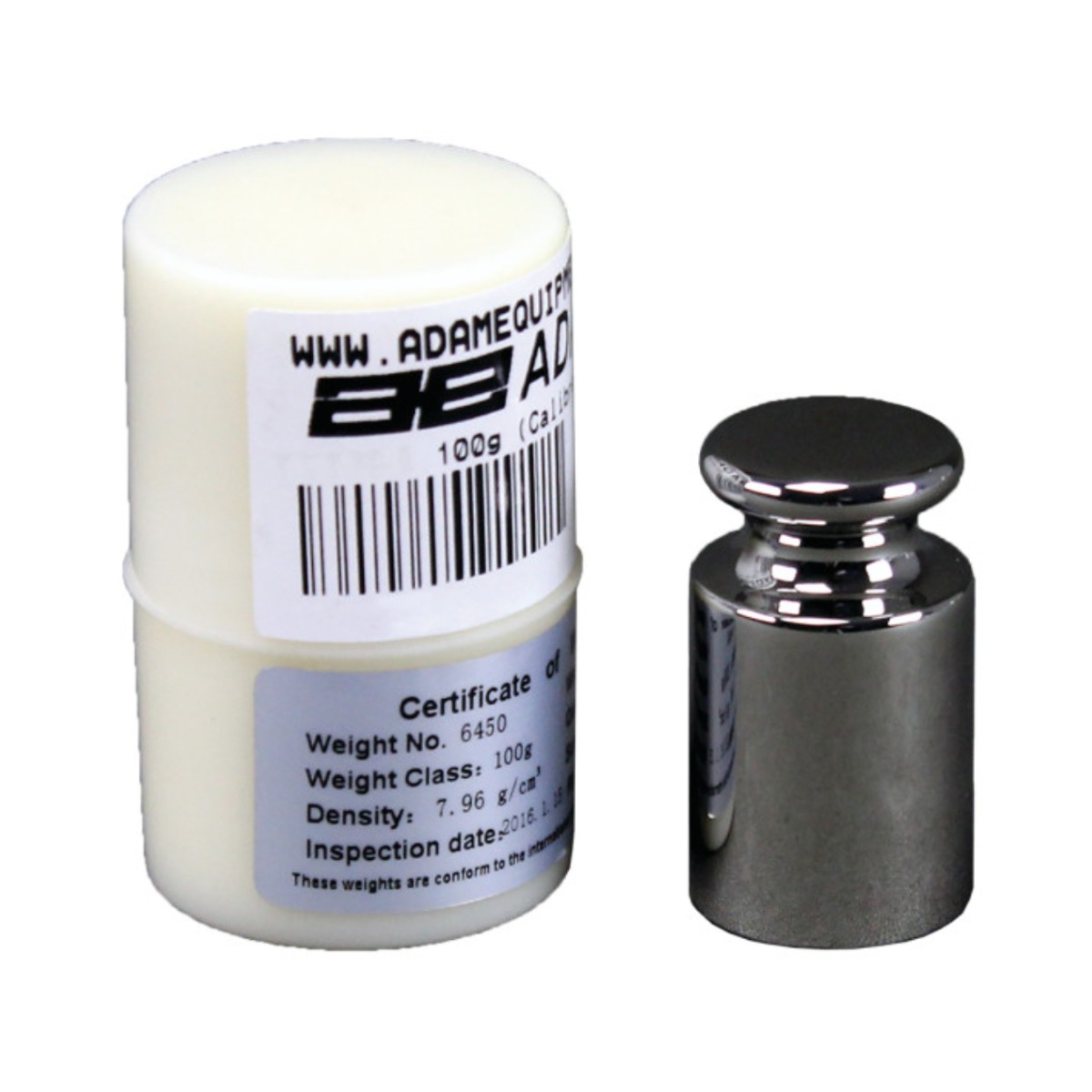 Adam Equipment Stainless Steel Calibration Weight - ASTM 2 - 100g