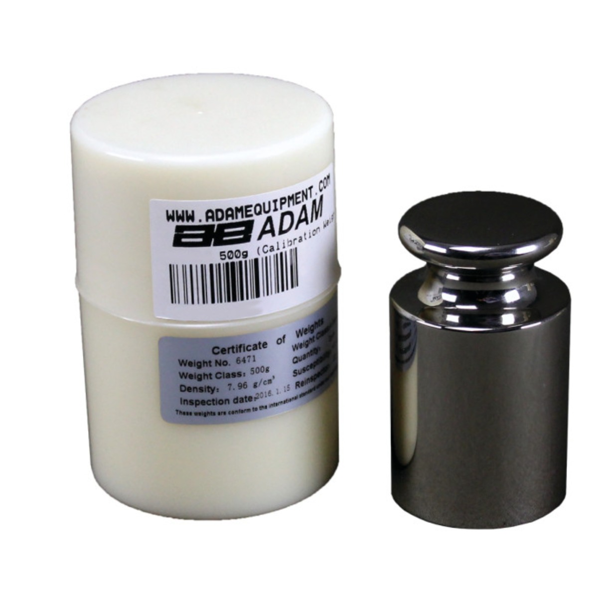 Adam Equipment ASTM 2 - 500g Stainless Steel Calibration Weight