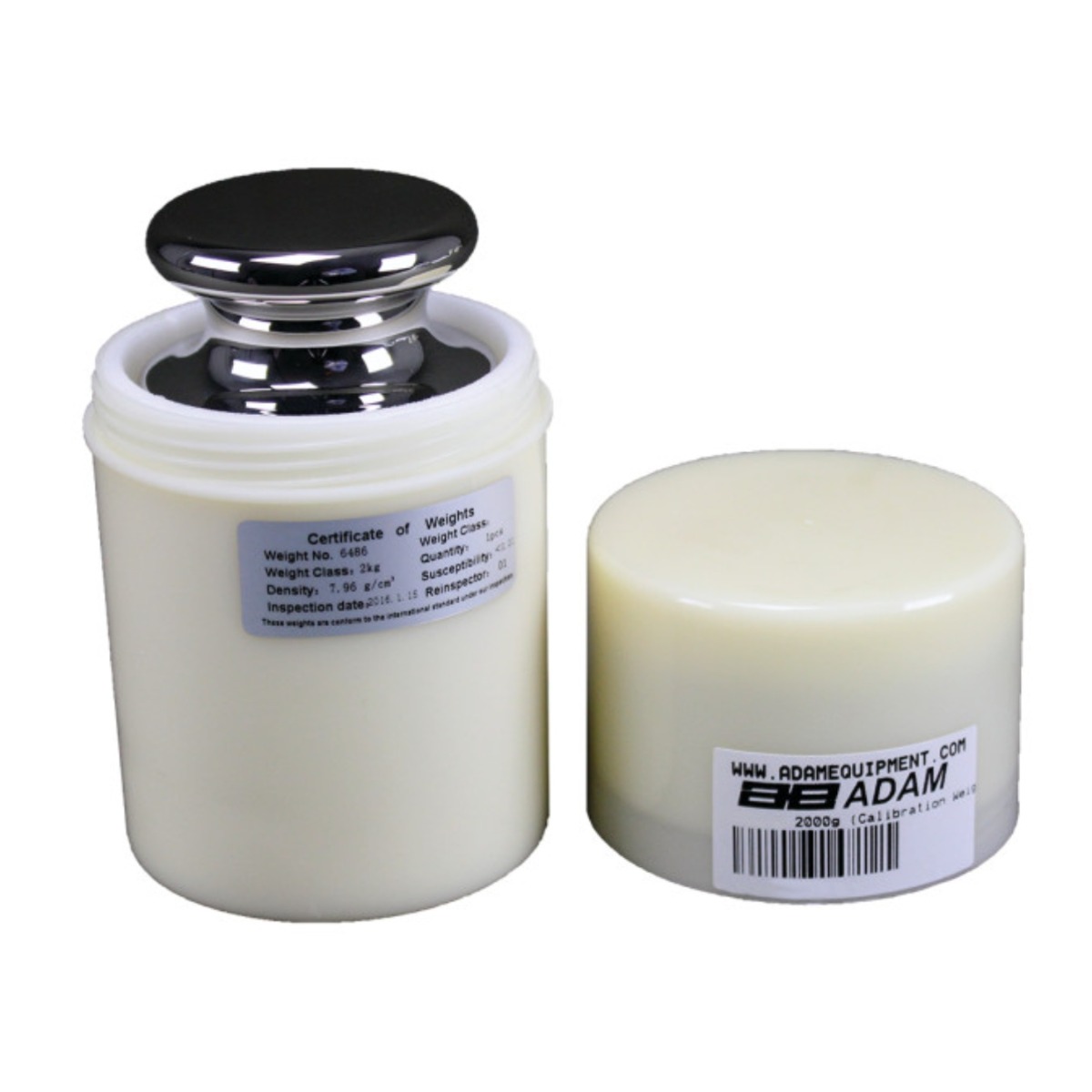 Adam Equipment ASTM 3 - 2000g Stainless Steel Calibration Weight