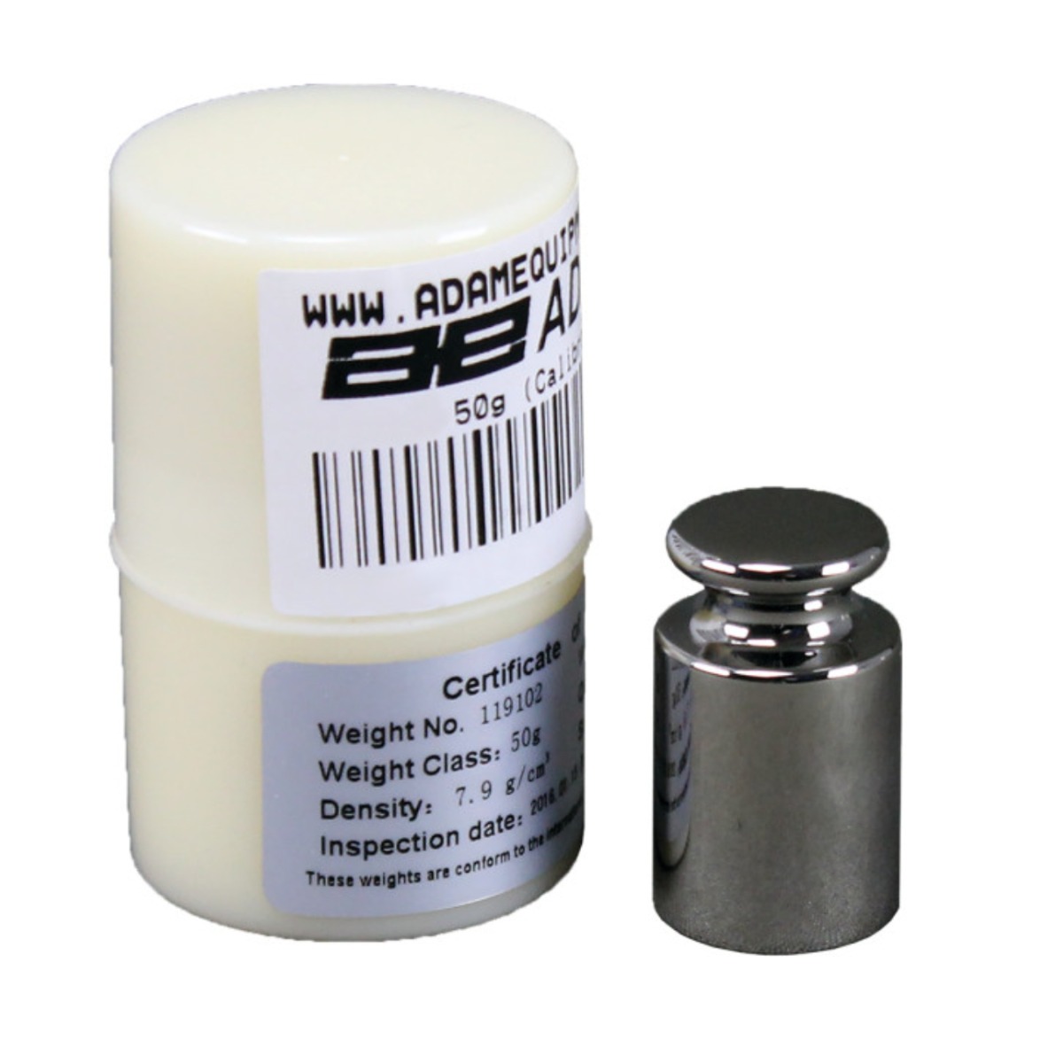 Adam Equipment ASTM 3 - 50g Stainless Steel Calibration Weight