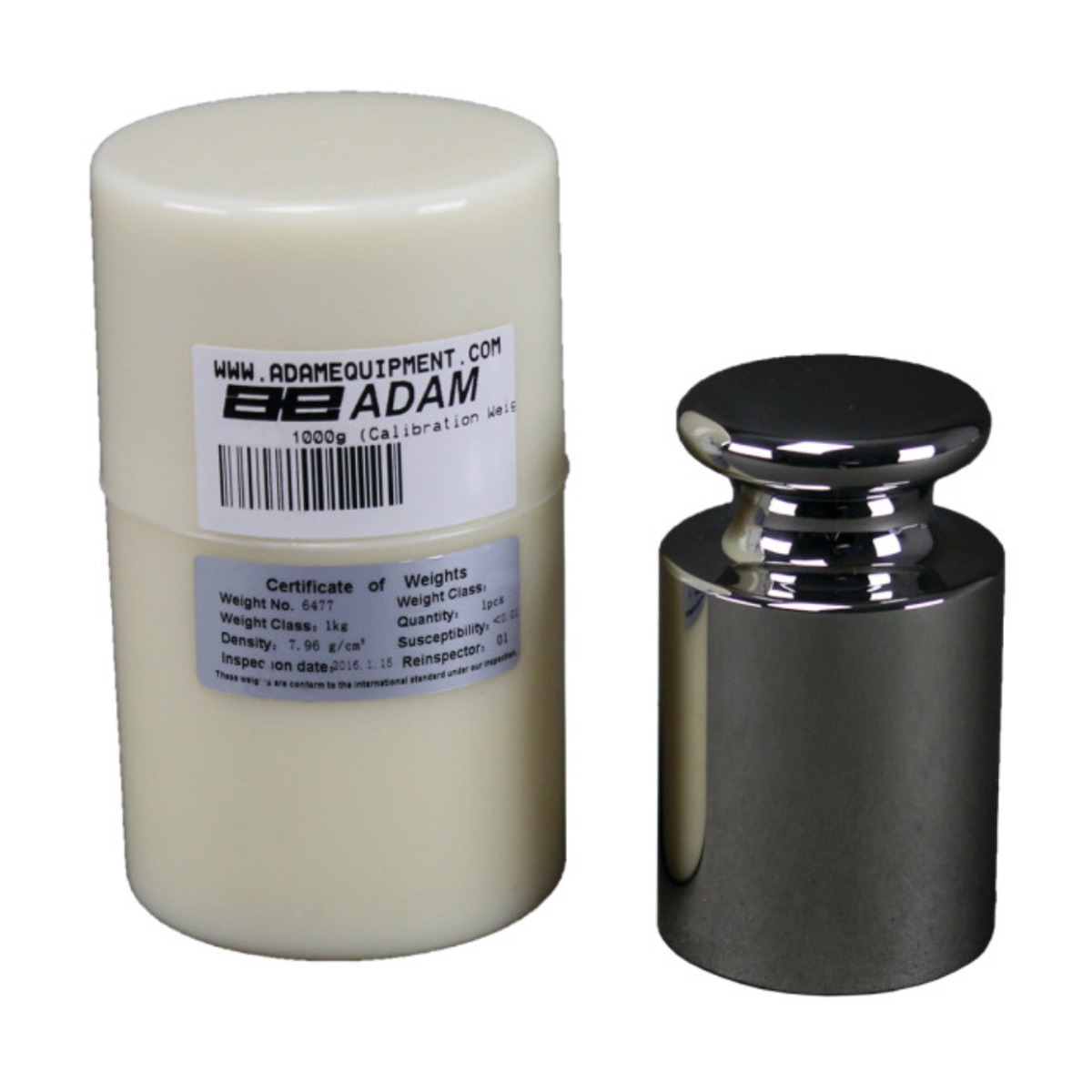 Adam Equipment ASTM 4 - 1000g Stainless Steel Calibration Weight