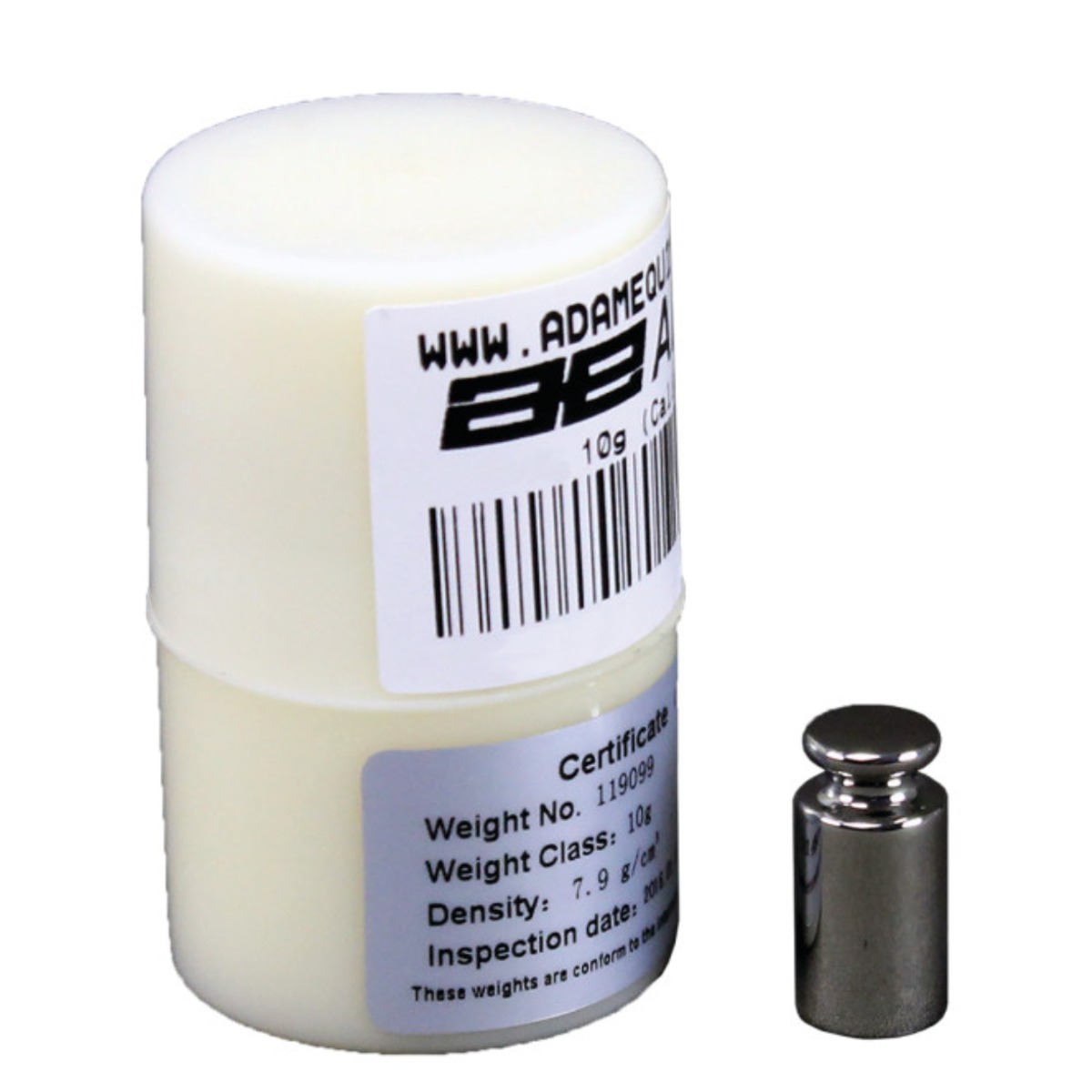 Adam Equipment ASTM 4 - 10g Stainless Steel Calibration Weight