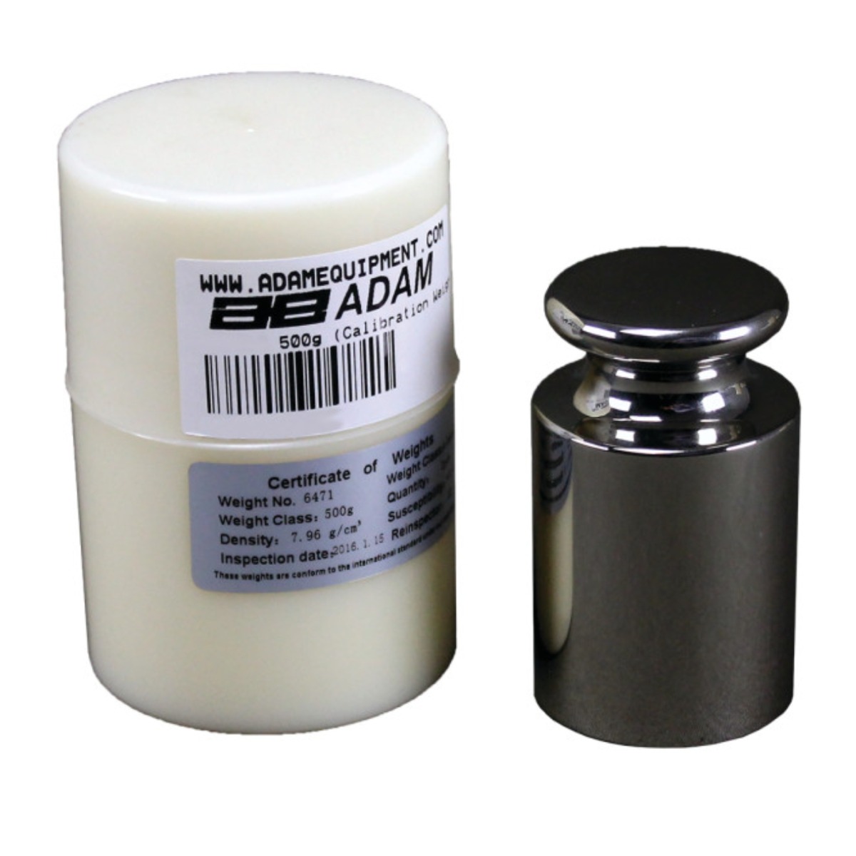 Adam Equipment ASTM 4 - 500g Stainless Steel Calibration Weight