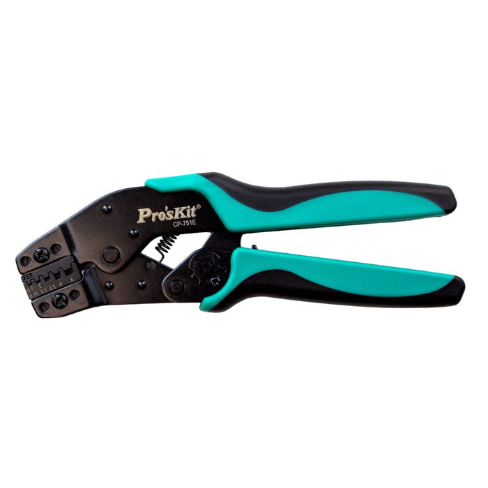 Eclipse Tools Pro'sKit Compact Crimper for Wire Ferrules AWG 22-10