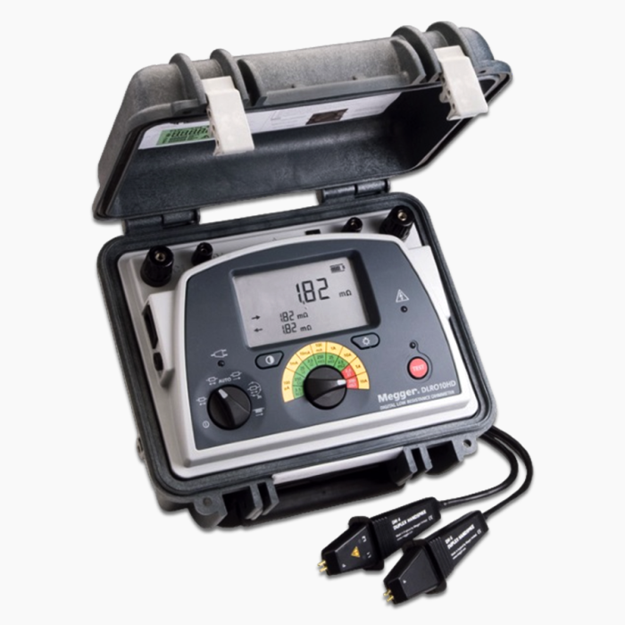 Megger DLRO10HD - Digital Low Resistance Ohmmeter, 10 Amp