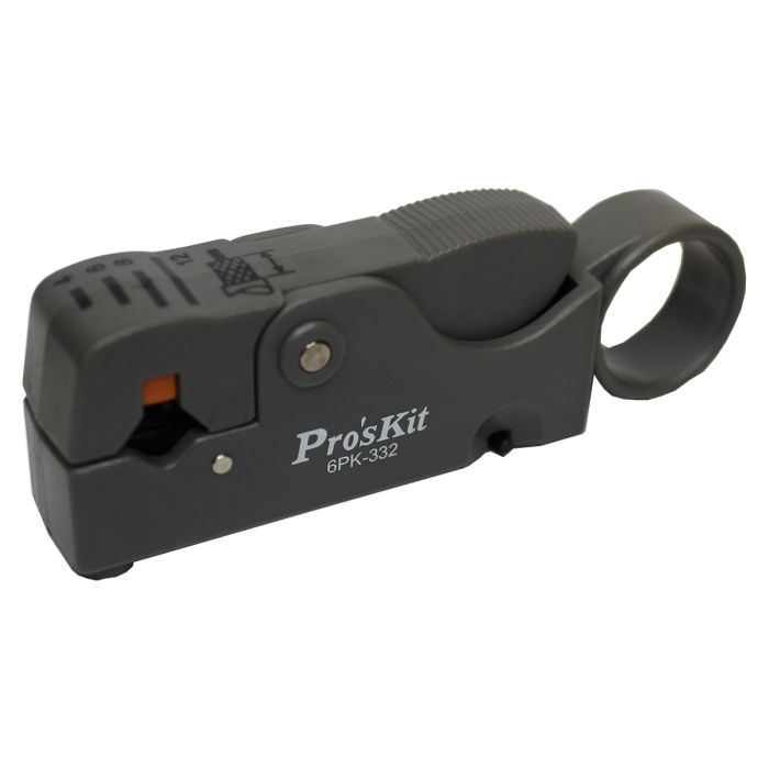 Eclipse Tools Pro'sKit Rotary Coaxial Cable Stripper - 2 Blade Model