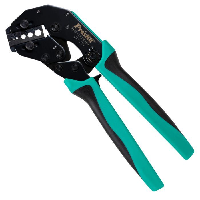 Eclipse Tools Pro'sKit CrimPro Crimper for HDTV, SMA, True 75 Ohm BNC/TNC & Mini-UHF, RG174, RG59/62, mini-coax & Belden 1855A