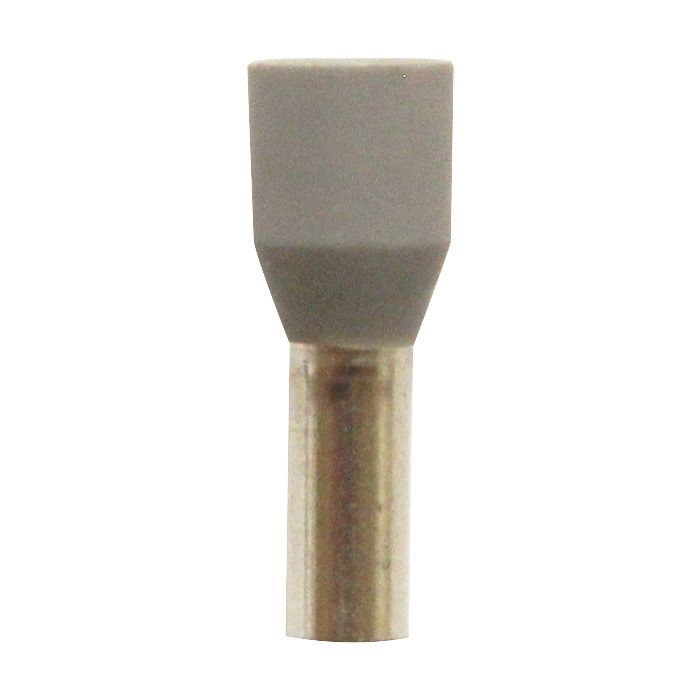 Eclipse Tools Pro'sKit INSULATED GRAY WIRE FERRULES, 12 AWG X 16MM, 200 PCS