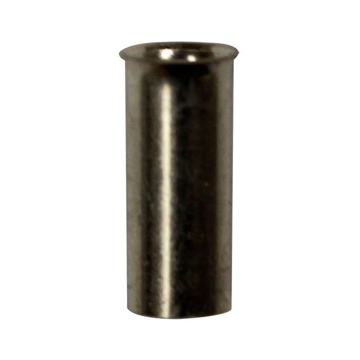 Eclipse Tools Pro'sKit Uninsulated Wire Ferrules, 10 AWG x 10mm, 500 pcs