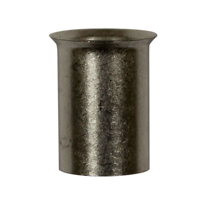 Eclipse Tools Pro'sKit Uninsulated Wire Ferrules, 4 AWG x 12mm, 100 pcs