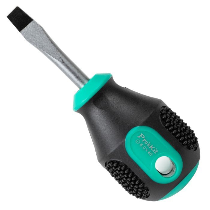 Eclipse Tools Pro'sKit Stubby 6mm Flat Blade