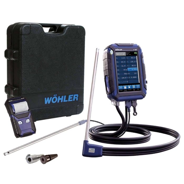 WOHLER A450 Combustion Analyzer Advanced Set - 10,000 ppm Sensor