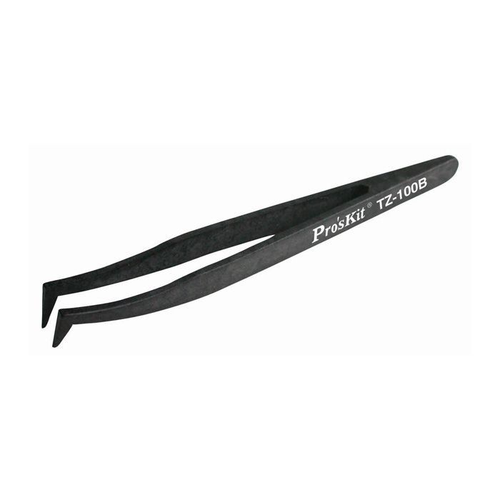 Eclipse Tools Pro'sKit ESD Safe Tweezers - Curved Tip