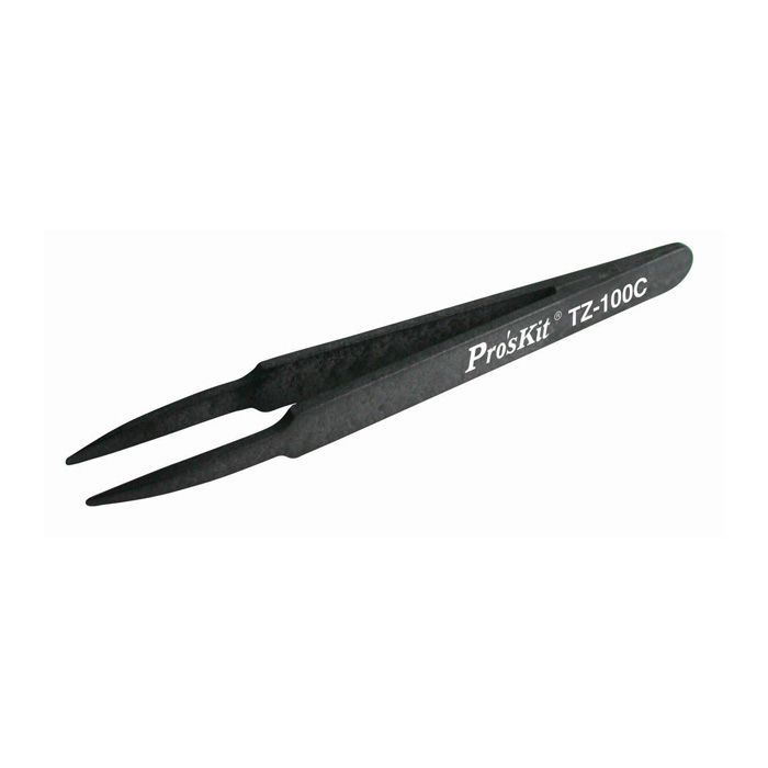 Eclipse Tools Pro'sKit ESD Safe Tweezers - Round Tip