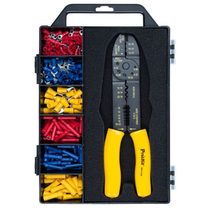 Eclipse Tools Pro'sKit 176 Piece Terminal Crimp Kit
