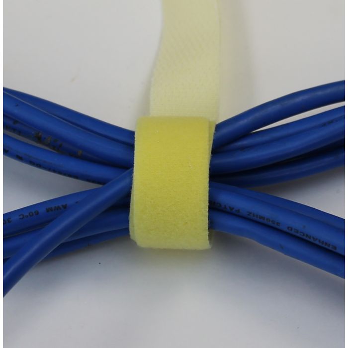 Eclipse Tools Pro'sKit Hook & Loop Tape, 3/4 " Wide, Yellow, 50FT Roll