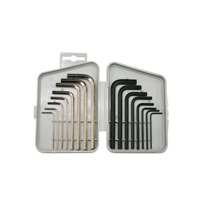 Eclipse Tools Pro'sKit 16 Pc Metric Hex Key Wrench Set (metric/inch)