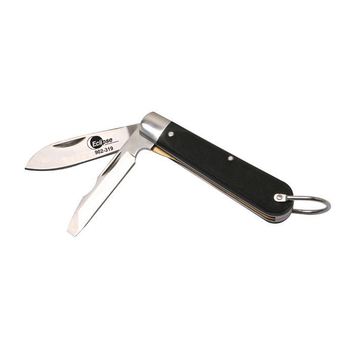 Eclipse Tools Pro'sKit Two Blade Folding Electrician's Knife