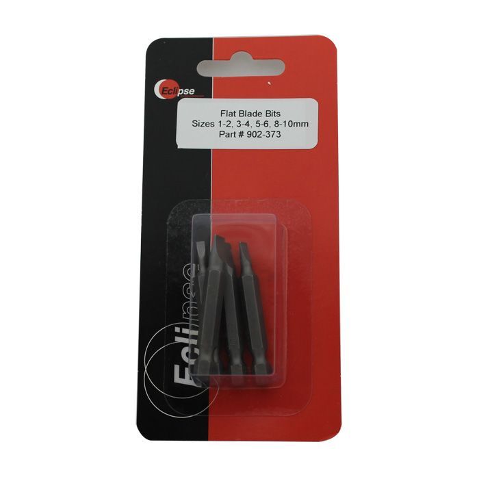 Eclipse Tools Pro'sKit 4 Pc Slotted 1-15/16" Power Bit Set-Sizes 1-2,3-4,5-6,8-10mm $3.26
