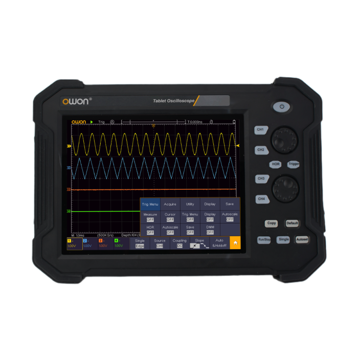 OWON TAO3104 4CH 8bit 100MHz 1Gs/s Tablet Oscilloscope