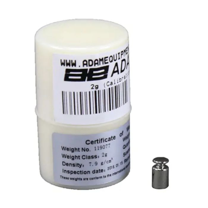 Adam Equipment F1 2g Stainless Steel Calibration OIML Weight