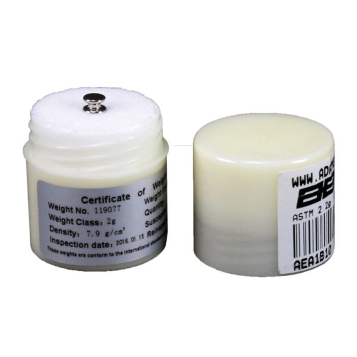 Adam Equipment Stainless Steel Calibration Weight - ASTM 1 - 2g