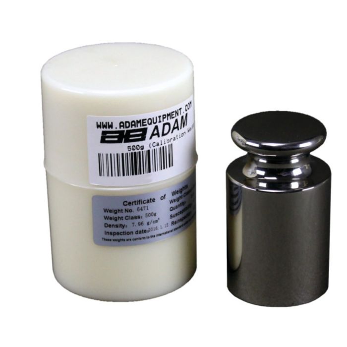Adam Equipment Stainless Steel Calibration Weight - ASTM 2 - 500g