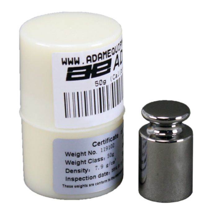 Adam Equipment Stainless Steel Calibration Weight - ASTM 2 - 50g