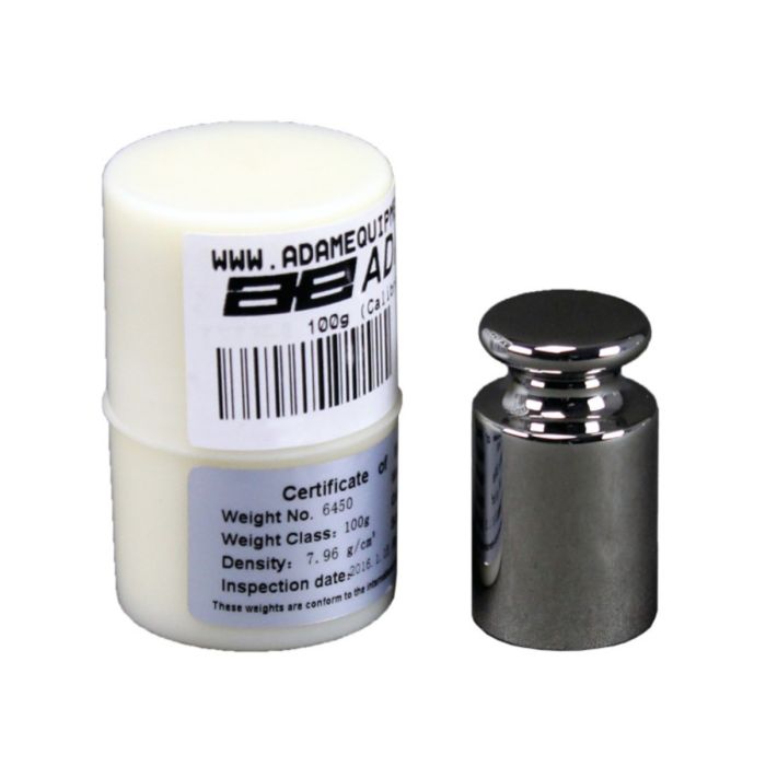 Adam Equipment Stainless Steel Calibration Weight - ASTM 3 - 100G