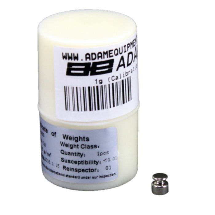 Adam Equipment Stainless Steel Calibration Weight - ASTM 3 - 1g
