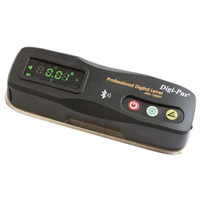 Digi-Pas DWL1300XY 2-Axis Smart Machinist Digital Level, BLUETOOTH, 0.002"/ft (0.2mm/M), (NIST-Traceable Compliant*)