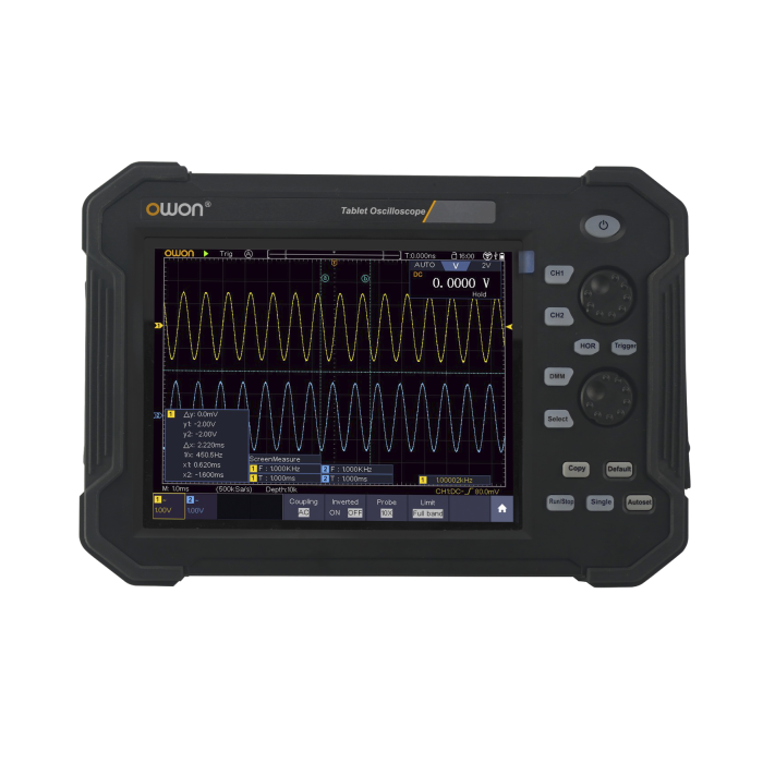 OWON TAO3072 2CH 8bit 70MHz 1Gs/s Tablet Oscilloscope